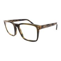 CELINE Metal Plastic Rectangular Eyeglass Frames Unisex Tortoiseshell