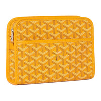 GOYARD JOUVENCE Canvas Toiletry Bag Small Size Unisex Yellow