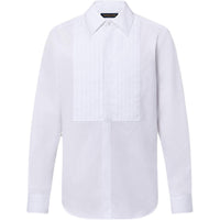 LOUIS VUITTON Bib-Front Cotton Evening Shirt