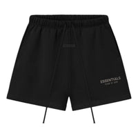 Fear of God Essentials Classic Fleece Sweatshort 'Jet Black' 160SP252000F