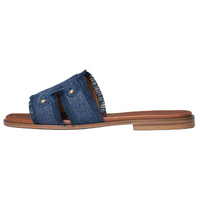 CELINE Slide Slippers Women's Blue