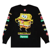 Supreme x Spongebob Squarepants x Castelli Racing Long-Sleeve T-Shirt 'Black' SS25T36-BLACK