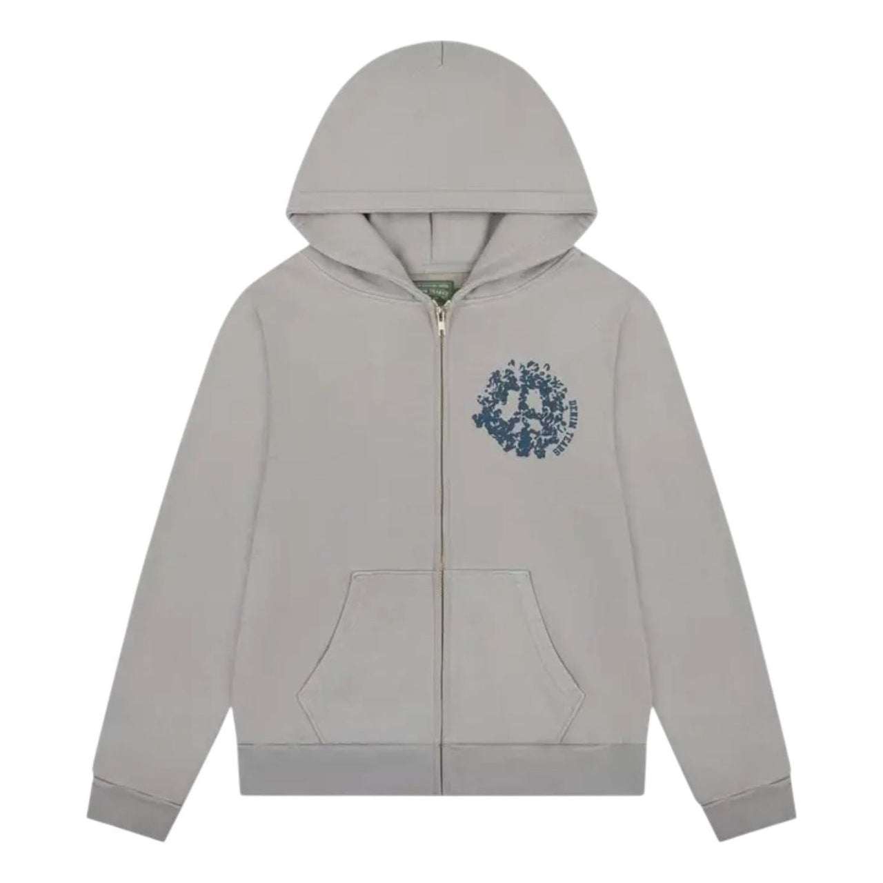 Denim Tears Denim University Zip Hoodie 'Grey' SS25TZH10391881