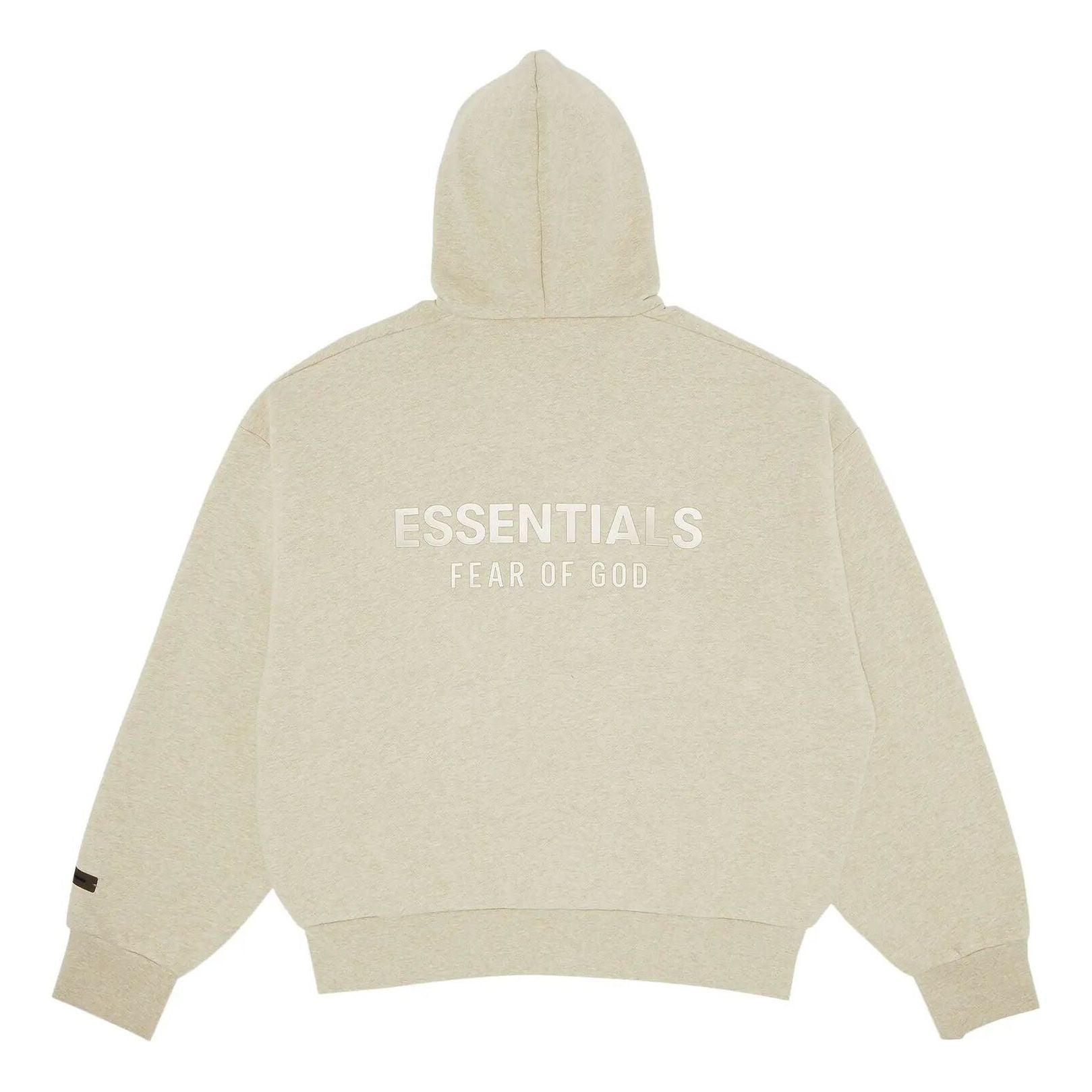 Fear of God Essentials Classic Full Zip Hoodie 'Heather Stone' 192SP254782F