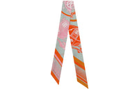 HERMES Silk Scarves Women's Orange