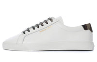 SAINT LAURENT Skateboard Shoes Women's Low-Top White