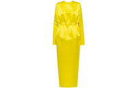 PRADA Long Sleeved Dresses Women's Yellow