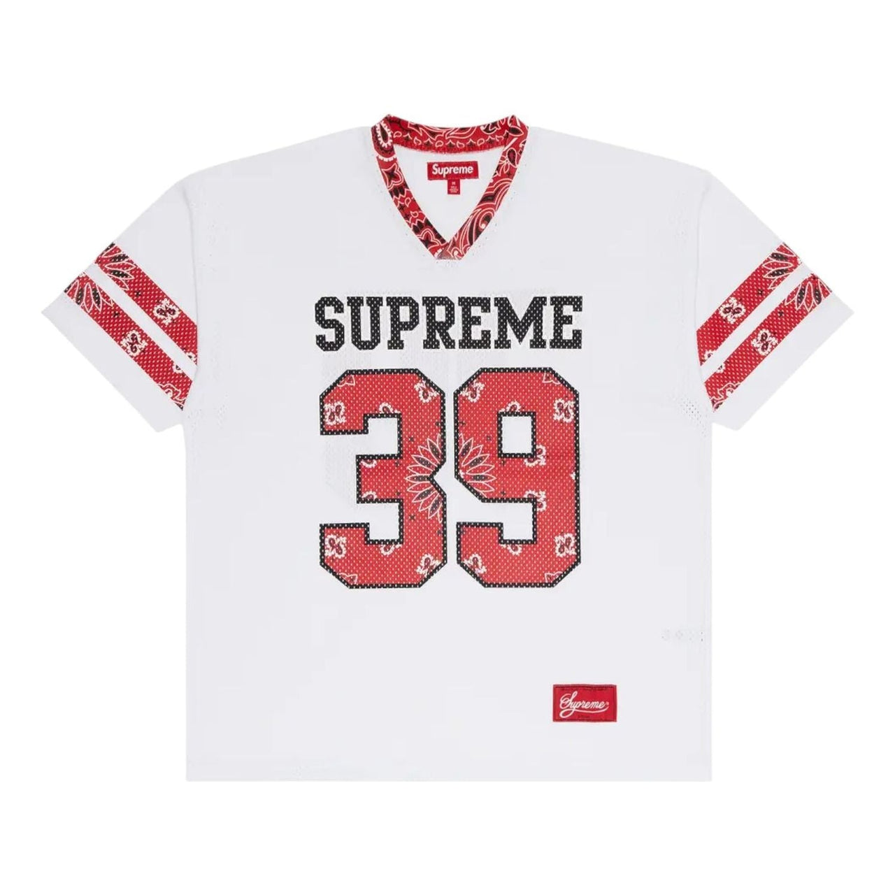 Supreme Bandana Football Jersey 'White' SS25KN94-WHITE