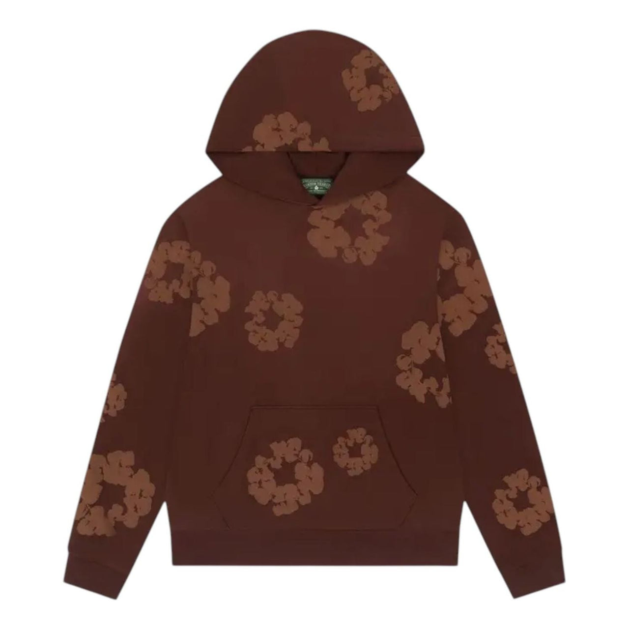 Denim Tears Mono Cotton Wreath Hoodie 'Brown' SS25THD0643