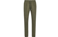 DIOR Quarterly New Products Knitted Sweatpants Men Olive