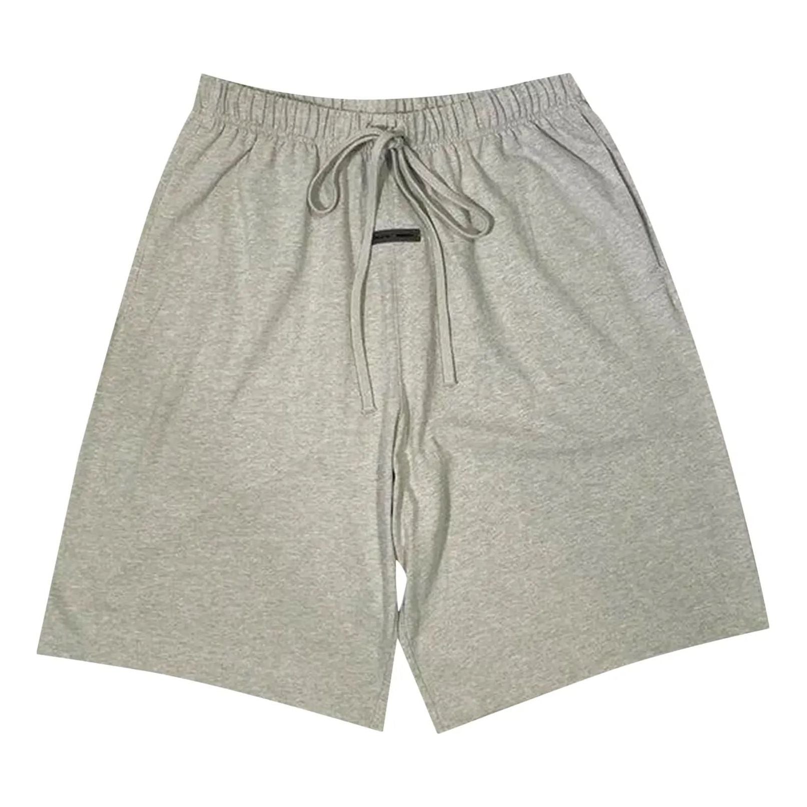Fear of God Essentials Basketball Jersey Short 'Heather Stone' 160SP254612F