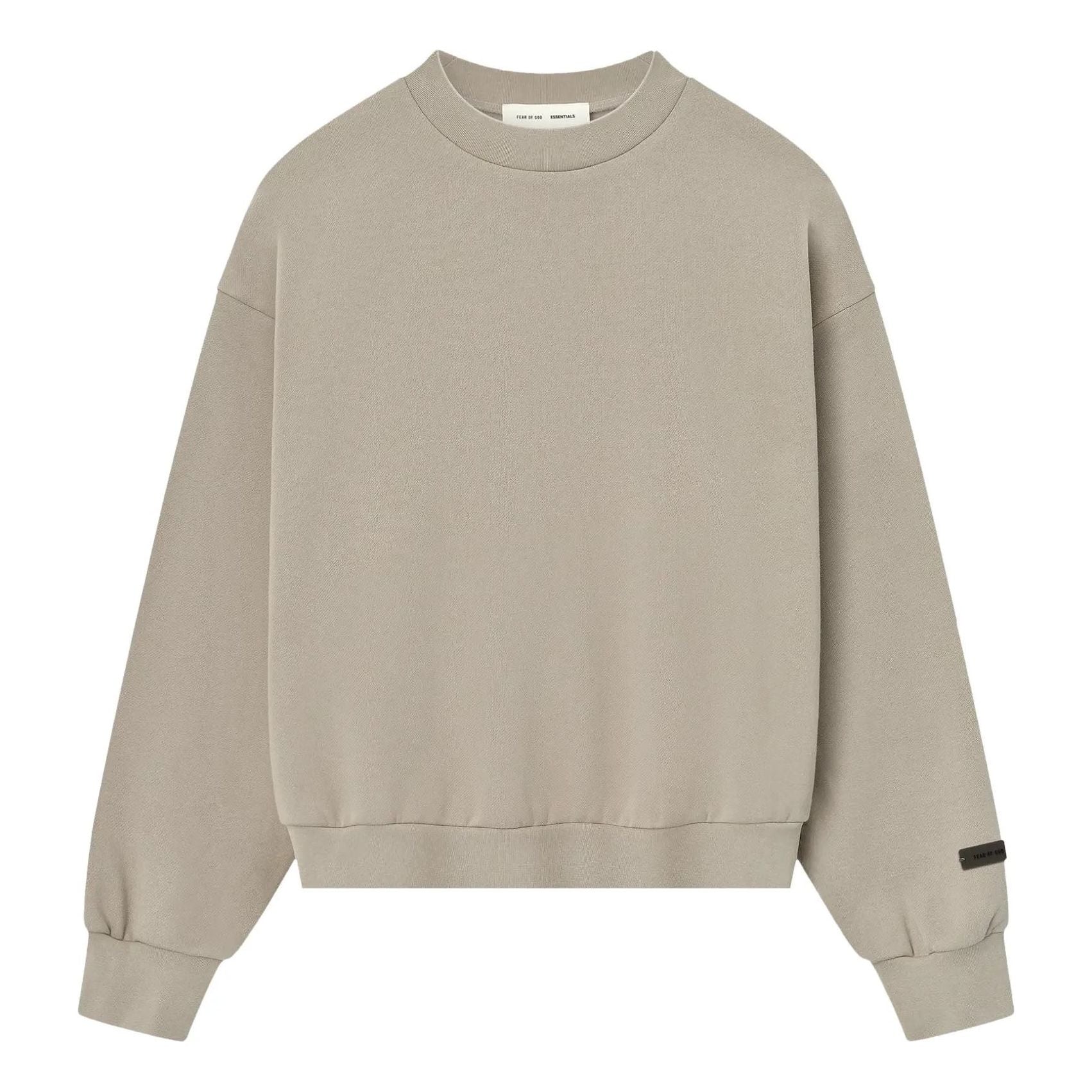 Fear of God Essentials Classic Fit Fleece Crewneck 'Timber' 192SP252041F