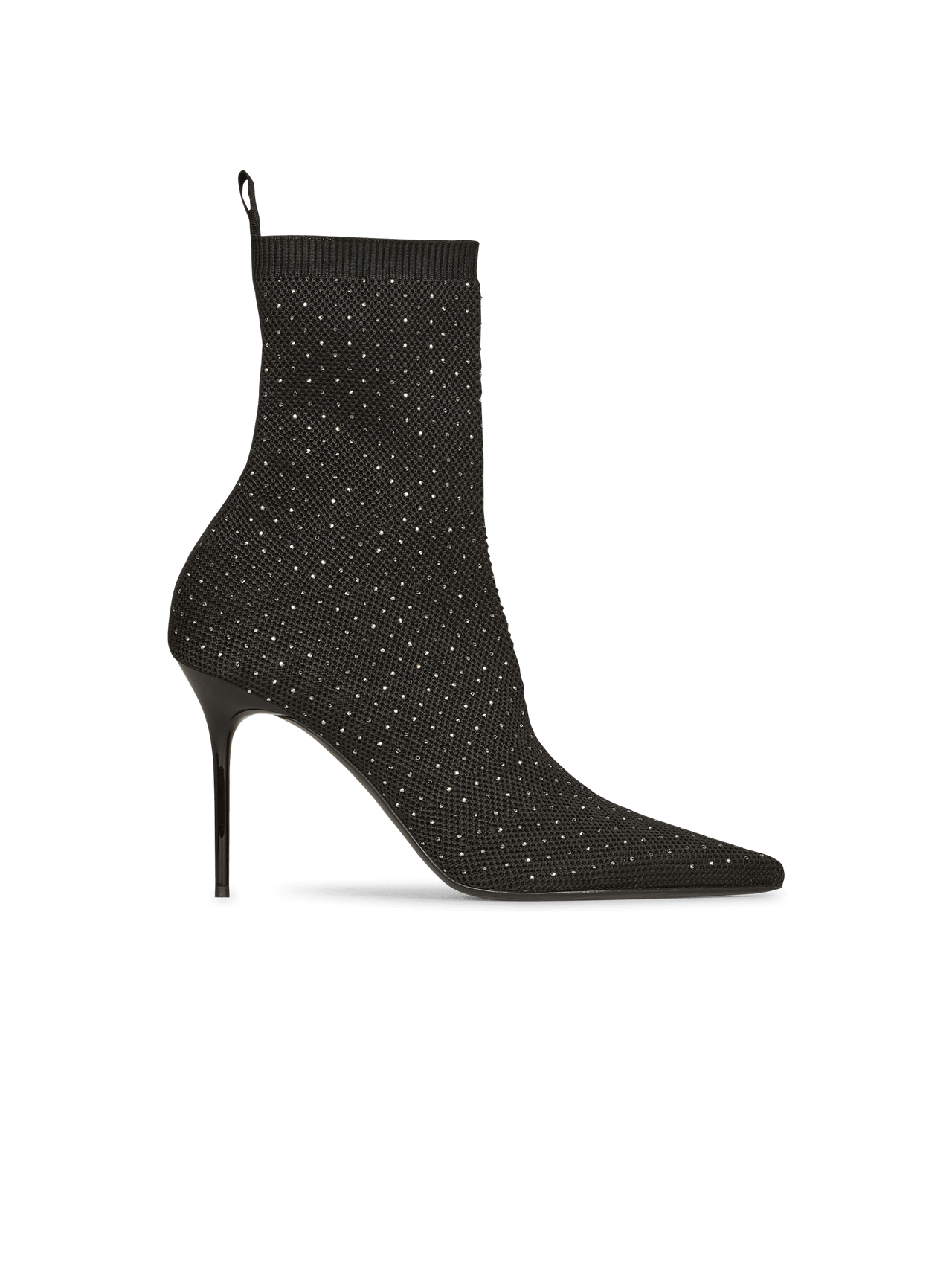 Balmain Women's Ankle Boot Skye-Knit&crystal Dots