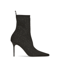 Balmain Women's Ankle Boot Skye-Knit&crystal Dots