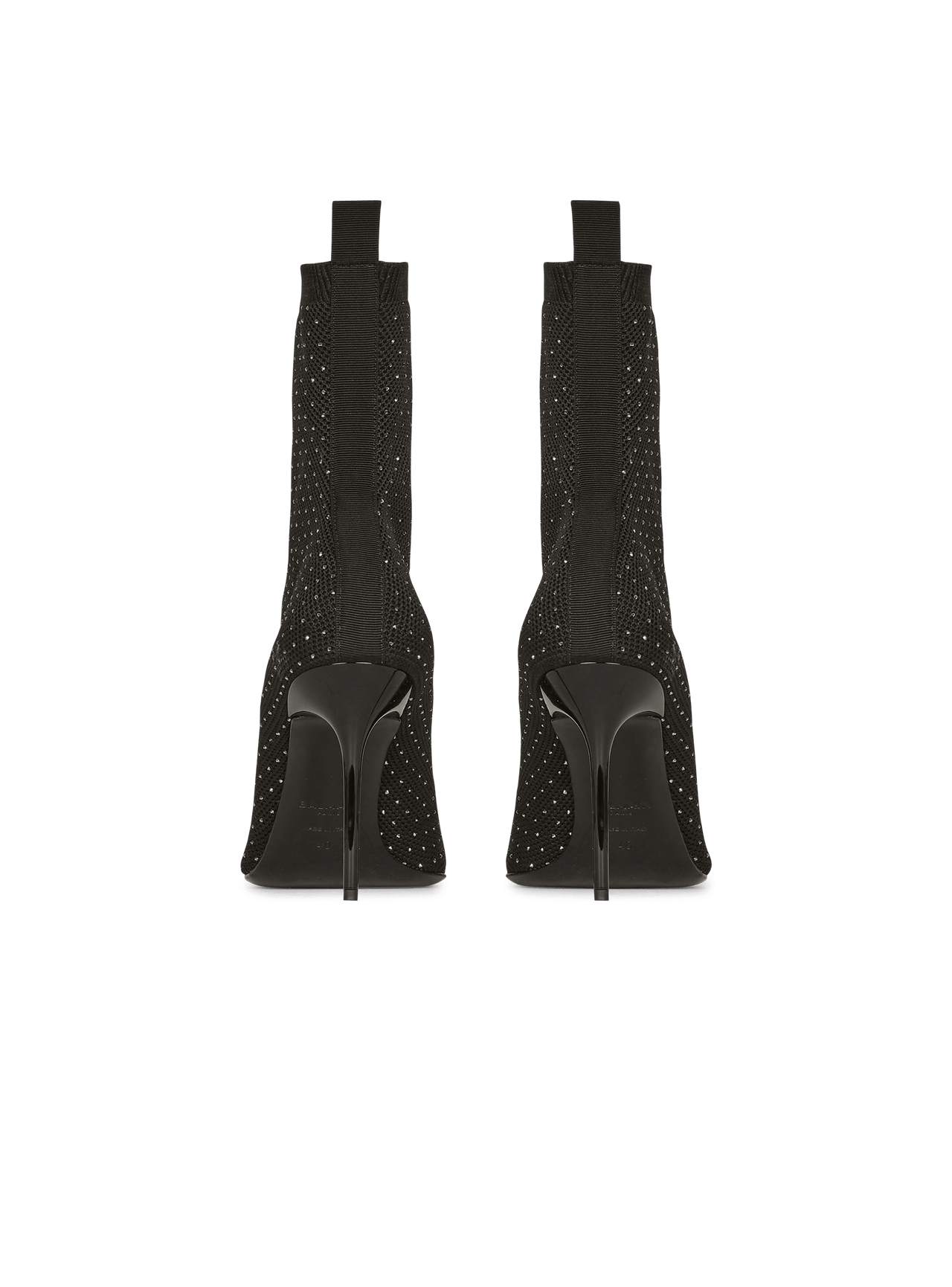Balmain Women's Ankle Boot Skye-Knit&crystal Dots