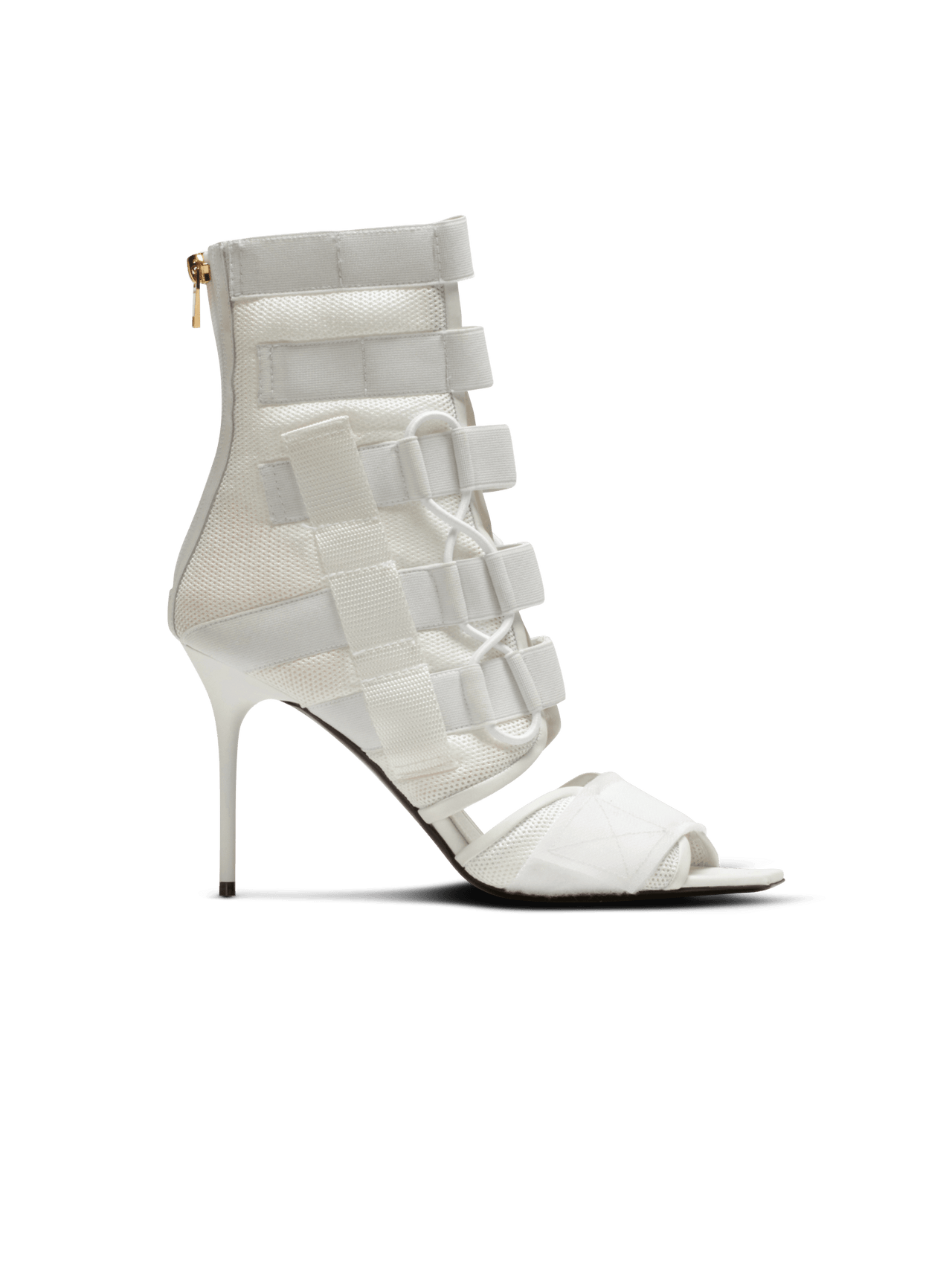 Balmain Women's Sandal Uma-Velcro&mesh
