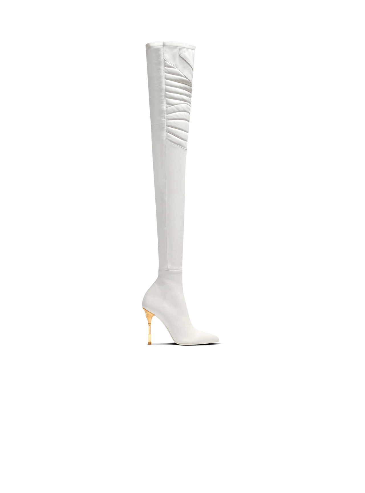 Balmain Women's Otk Boot Moneta-Biker Lambskin