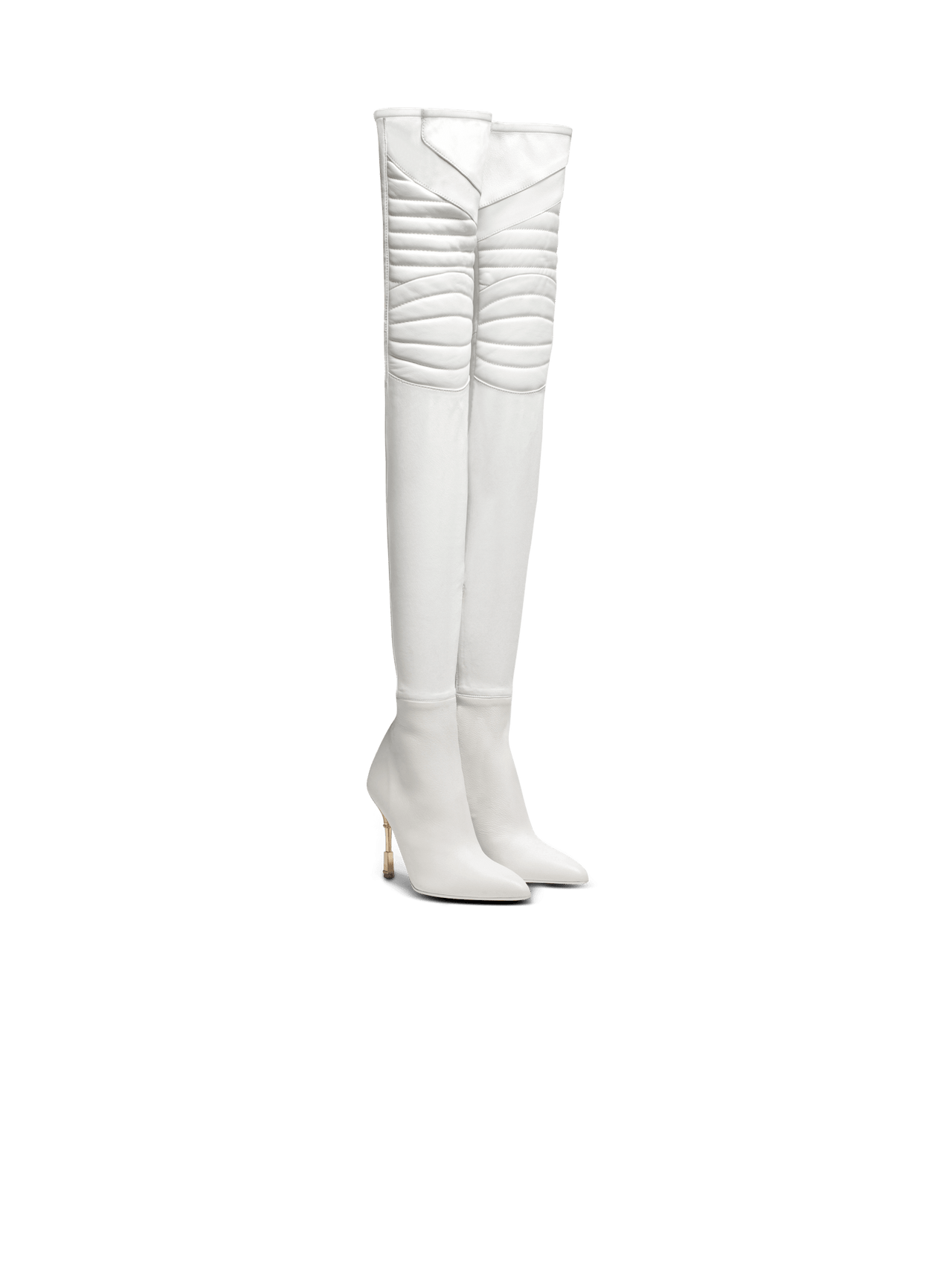 Balmain Women's Otk Boot Moneta-Biker Lambskin