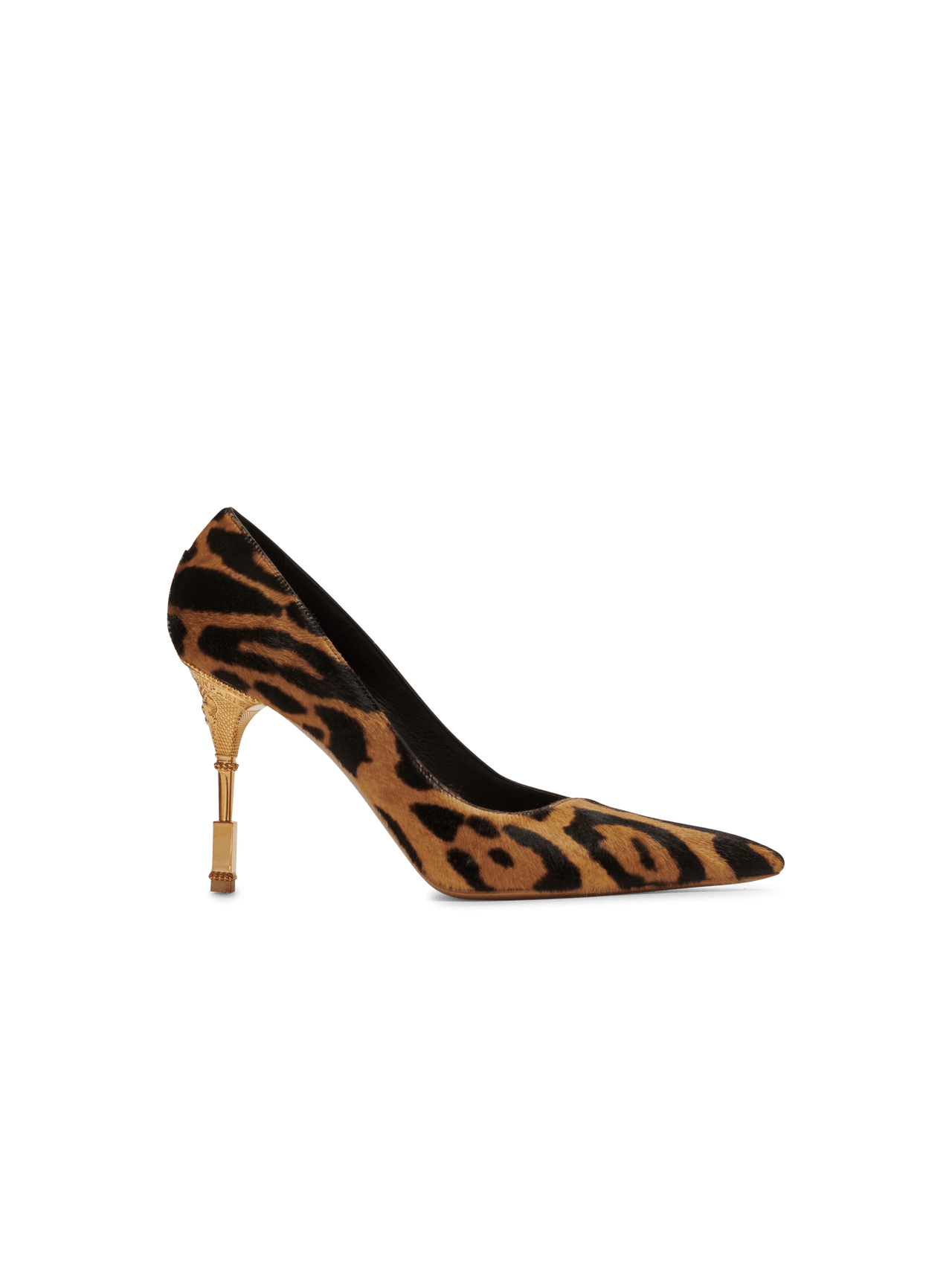 Balmain Women's Pump Moneta-Leopard Pony Calf