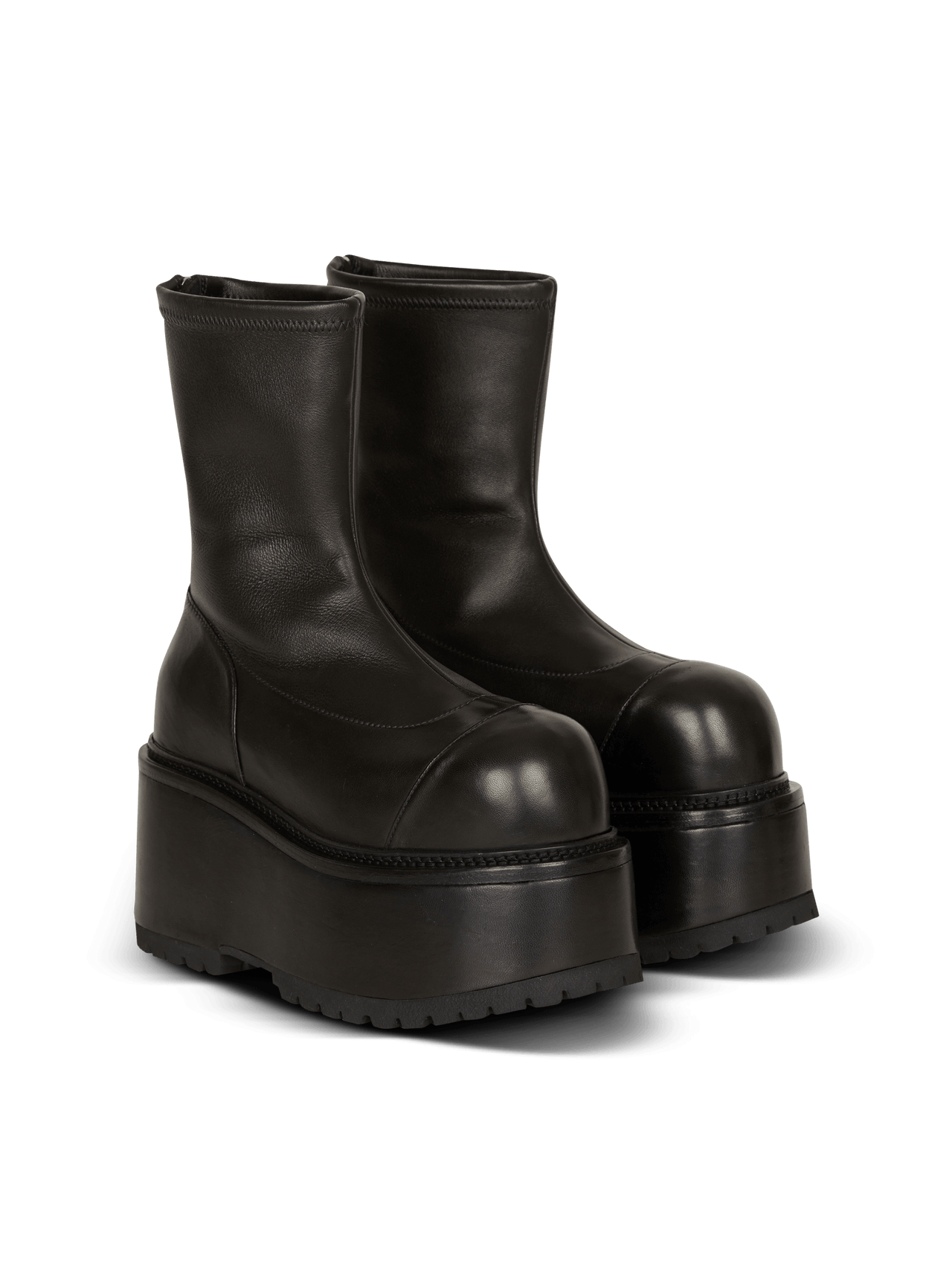 Balmain Women's Ankle Boot Vic-Stretch Lambskin