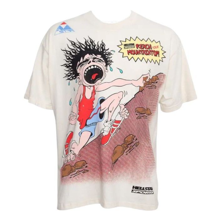 Hellstar Mountain Climber T-Shirt 'White' HSSP1TEE1