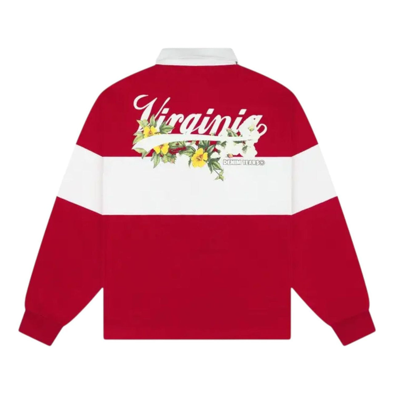 Denim Tears x Clipse Let God Sort Em Out Rugby 'Red' 05650-1SS2504DTXCLG-RED