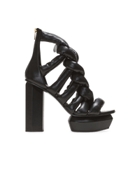 Balmain Women's Platform Pump Ava-Braided Synthetic Lth