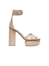 Balmain Women's Platform Sandal Ava-Calfskin