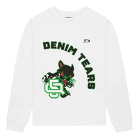 Denim Tears Panther Mascot Long Sleeve T-Shirt 'White' SS25TSL0501104