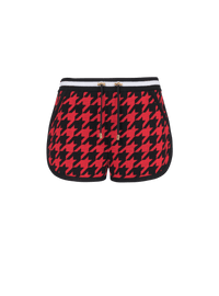 Balmain Women's Houndstooth Jacquard Knit Shorts