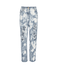 Balmain Women's Bleached & Destroy Boyfriend Jeans