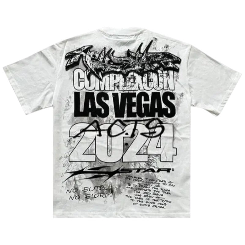 Hellstar ComplexCon Exclusive Tee 'White' 09357-1SS2404HCETW-WHIT