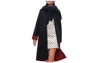 HERMES Coats Women's Marine Blue