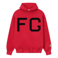 Fear of God Essentials FG Monarchs Hoodie 'Red' 192NL256591F