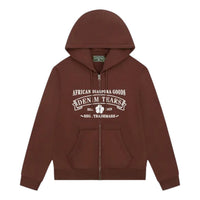 Denim Tears ADG Zip Hoodie 'Brown' SS25TZH0061926