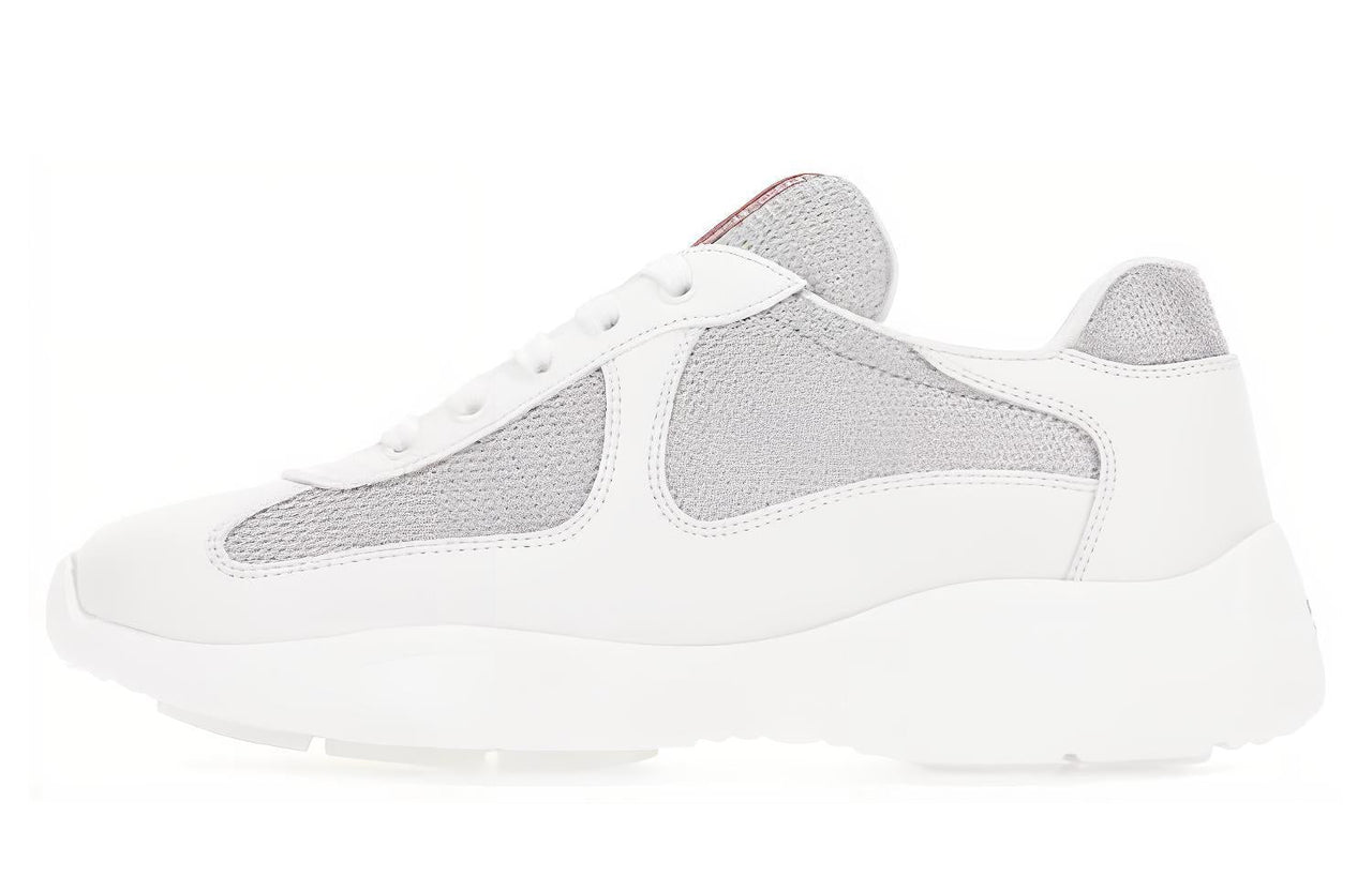 PRADA America's Cup Anti-Slip And Wear-Resistant Lightweight Low-Top Casual Shoes Women's White