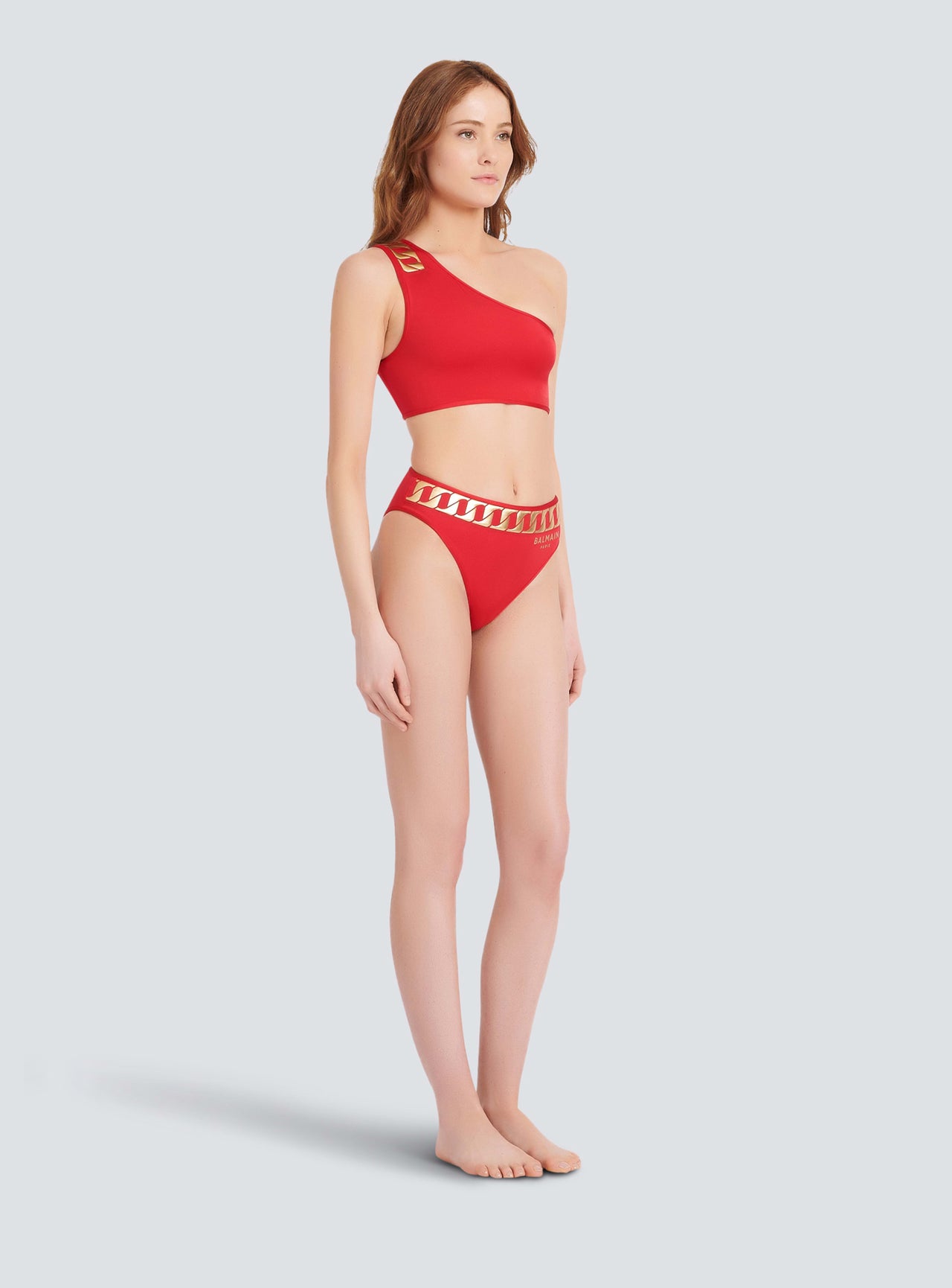 Balmain Women's One Shoulder Bikini