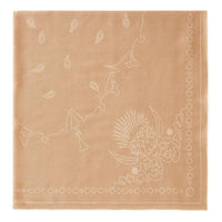 Loro Piana Wool Knit Scarves Women's Light Camel/White