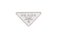 PRADA Stud Earrings Women's Silver
