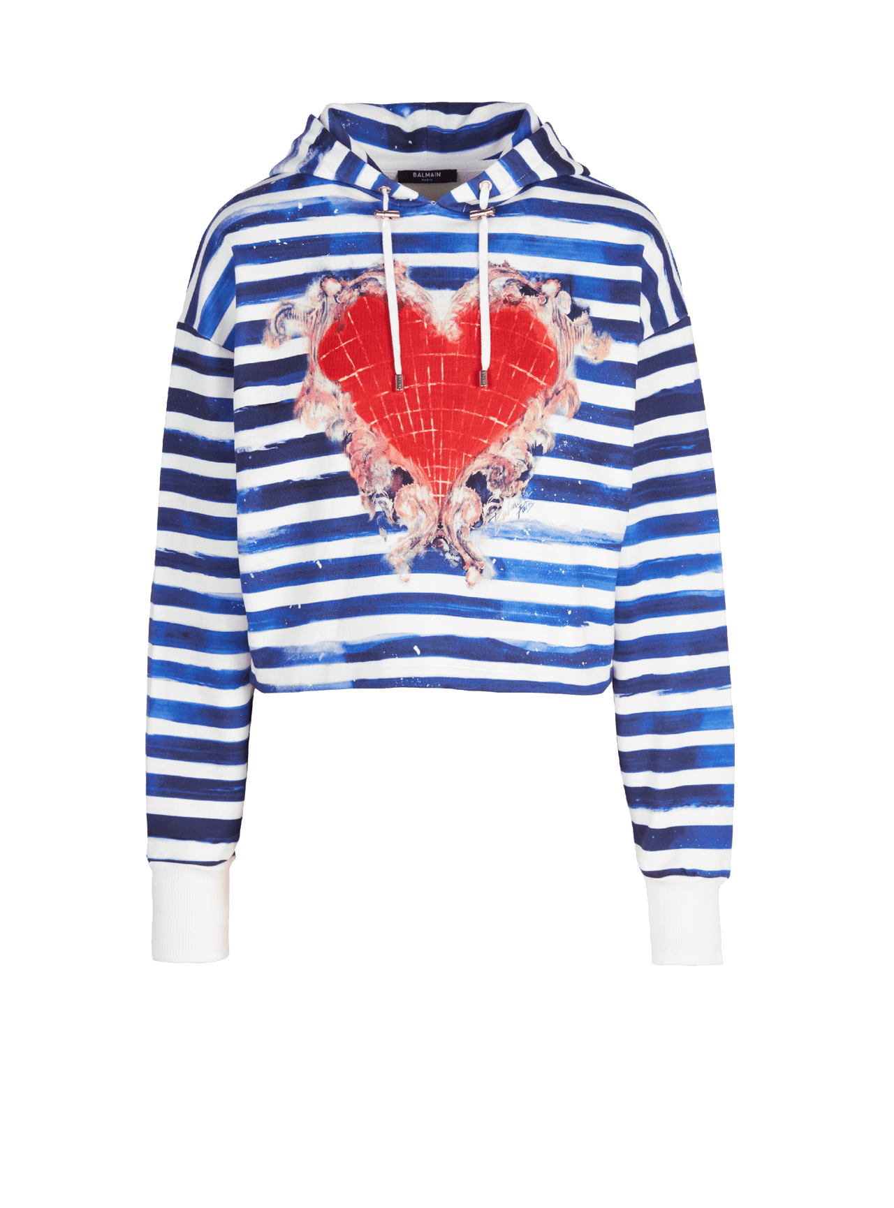 Balmain Women's Hoodie Loose Sans Bord Cote