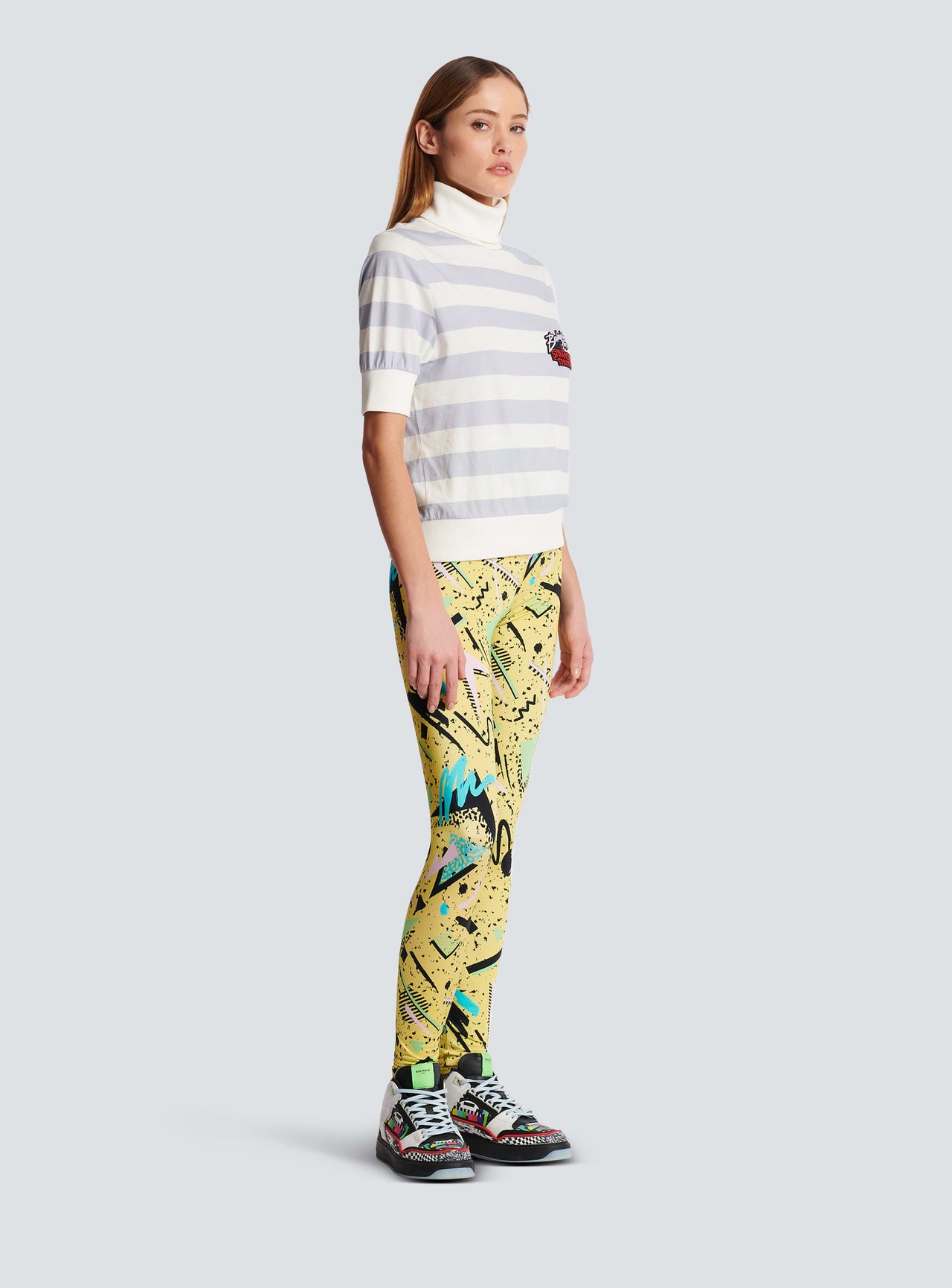 Balmain Women's Col Roule Manche Courte