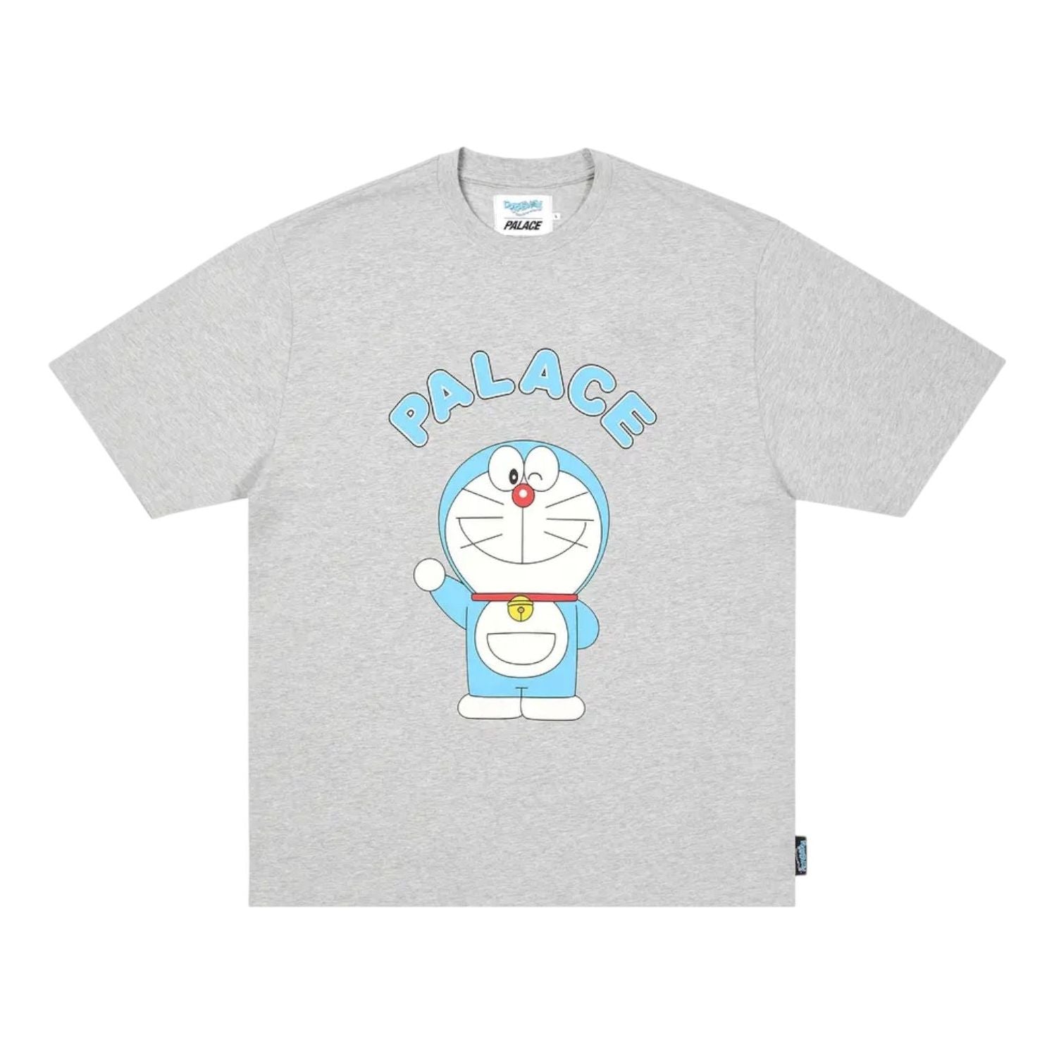 Palace x Doraemon T-Shirt 'Grey Marl' P29TS024