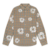 Denim Tears Cotton Wreath Western Shirt 'Tan' SS25TWL300529