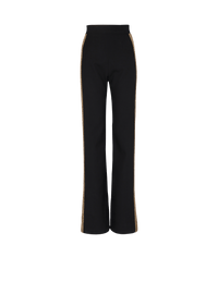 Balmain Women's Embroidered Wide Leg Pants