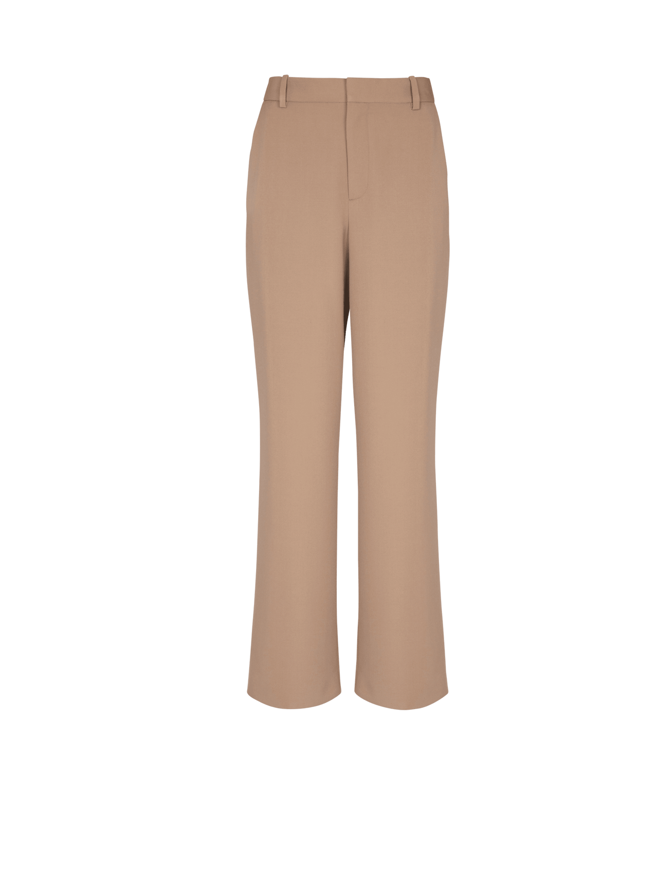 Balmain Women's Grain De Poudre Wide Leg Pants