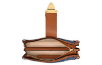 LOUIS VUITTON Trunk Clutch Quilted Denim Blue