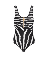 Balmain Women's Zebra Jacquard Knit Body