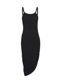 Balmain Women's Halter Draped Jersey Short Dress