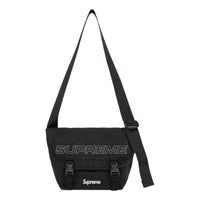 Supreme Denim Messenger Bag 'Black' FW25B14-BLACK