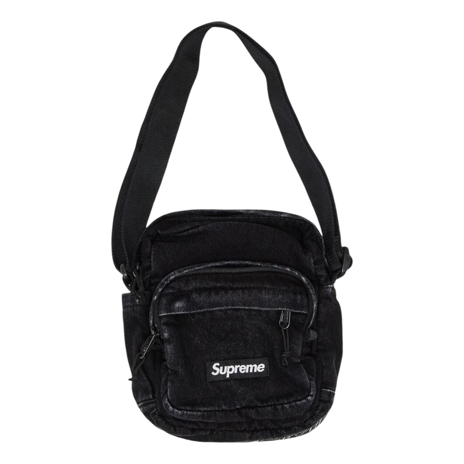 Supreme Denim Shoulder Bag 'Black' FW25B4-BLACK